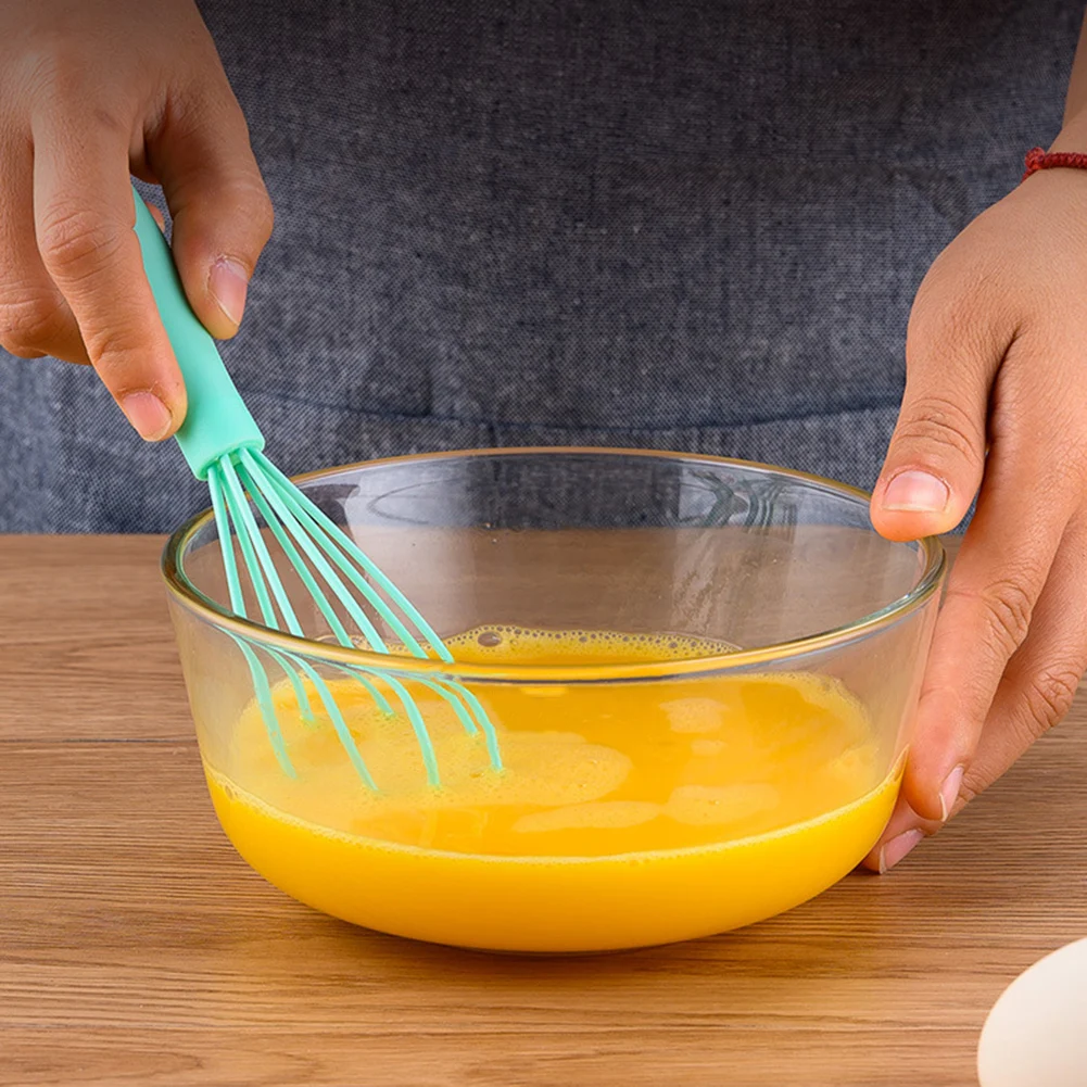 

Kitchen Manual Egg Beater Silicone Balloon Whisk Cream Mixer Stirring Mixing Whisking Balloon Coil Style Milk Frother Egg Tools