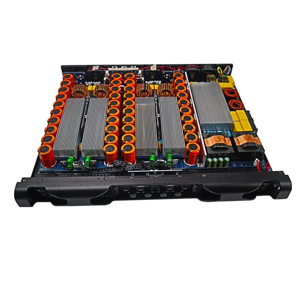 Цифровой усилитель мощности SenMicre DN4180 4x1800 Вт, 8 Ом, 4-канальный аудиоусилитель для сабвуфера, AMP 4x3500 Вт, 4 Ом, для линейных массивов акустических систем (art.: 3920dabb01ec2) - 3920dabb01ec2