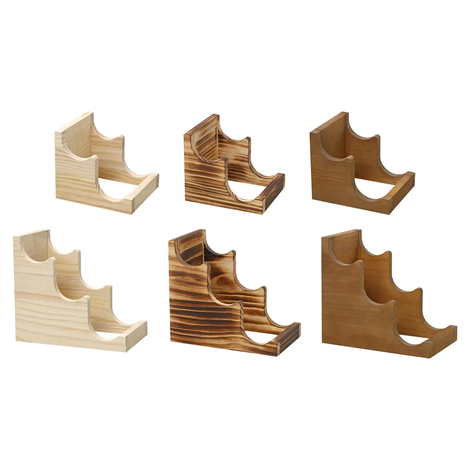 

Wooden Bottle Holder Bottle Rack Organizer Holder for Dining Table Kitchen