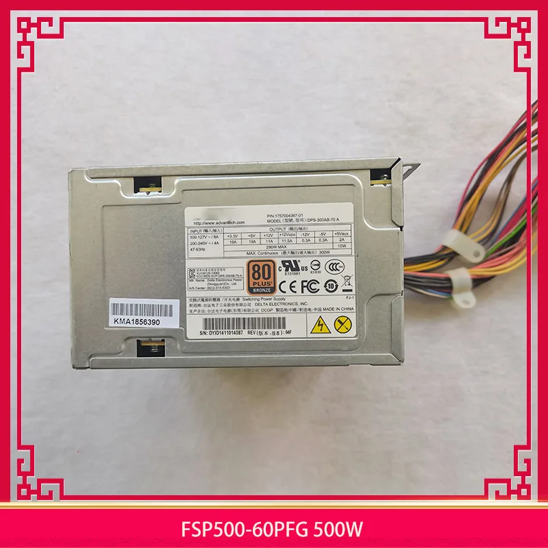 

FSP500-60PFG 500W Original For Advantech Industrial Computer Equipment Power Supply ATX Power Supply Perfect Tested