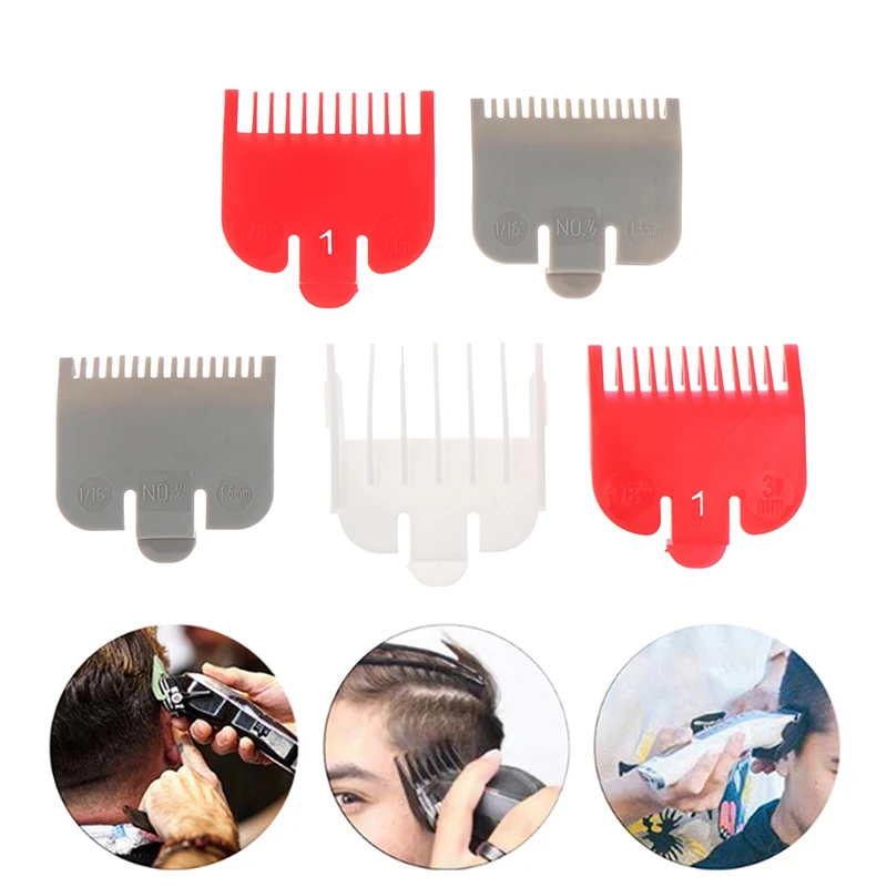 

2/3Pcs Hair Limit Comb Plastic Limits Comb Hair Clipper Guide Trimmer for Barber Universal Replacement Hair Trimmer Tools