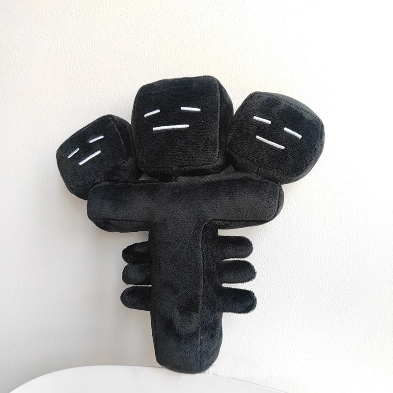 

25cm Plush Game Black Cartoon Game Stuffed Plush Doll Horror Monster Scream Anime Soft Toys Birthday Gifts For Kids