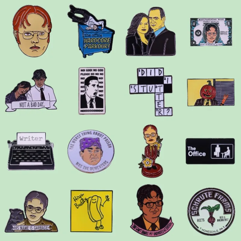 

Эмалированная брошь на лацкан, с изображением героев мультфильмов