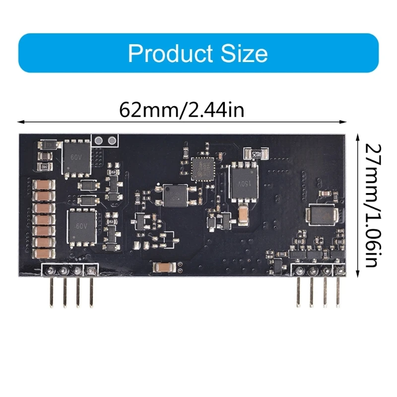 Усовершенствованный модуль DP1206BT V2.5 PoE поддержка модуля 12A/6A 72 Вт простая