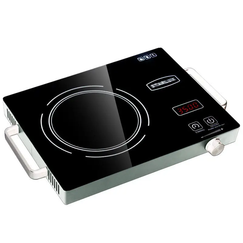 

Intelligent induction cooker electric ceramic cooker touch waterproof adjustable temperature electromagnetic light wave cooker