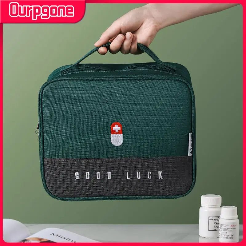 

Waterproof Medication Storage Kit Portable Storage Bag Emergency Medicine Bag Medicine Cabinet Thickened Medicine Box Organizer
