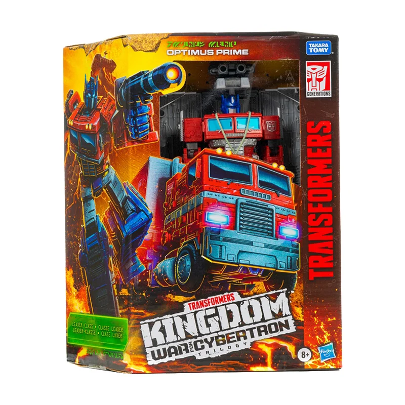 Hasbro подлинные Трансформеры игрушки WFC K11 Optimus Prime аниме экшн-фигурки деформация