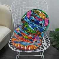 disney cartoon stitch modern minimalist style plush cushion home back cushion soft comfortable 50x50cm chair mat pad