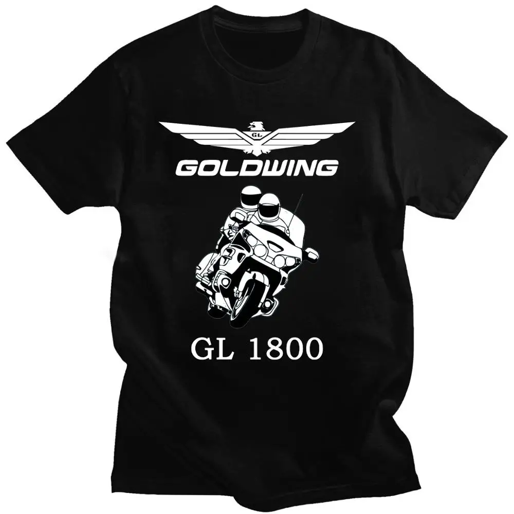 

Biker T-Shirt Better Quality Goldwing GL1800 Motocycles Men T-Shirt fashion t-shirt men cotton brand teeshirt