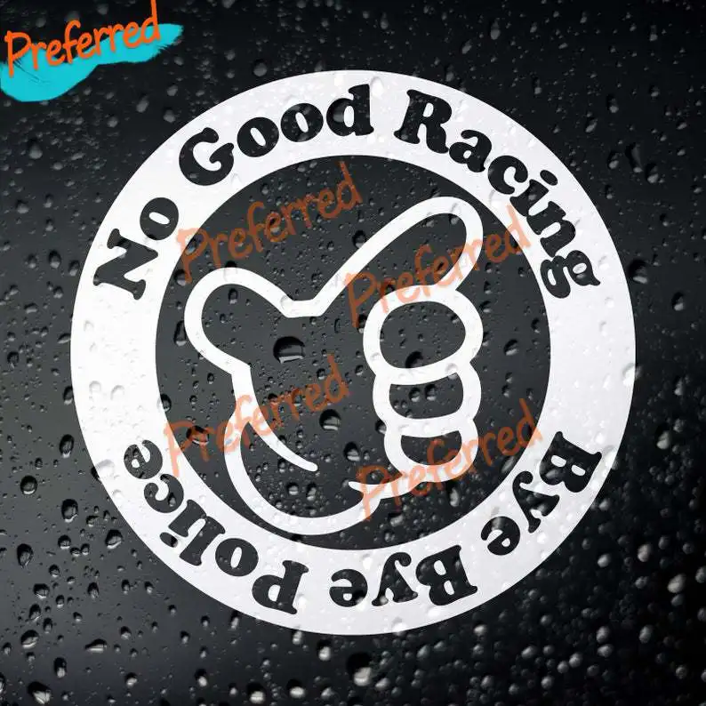 Наклейка на гоночный автомобиль No Good-JDM JAP тюнер японский Kanjo Racer Civic водостойкая ПВХ-наклейка