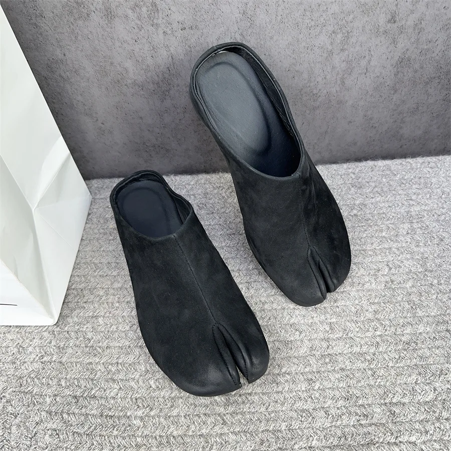 

Шлепанцы Birkuir женские с закрытым носком, роскошные летние пляжные тапочки, элегантные Сланцы на толстом каблуке, натуральная кожа, летняя обувь