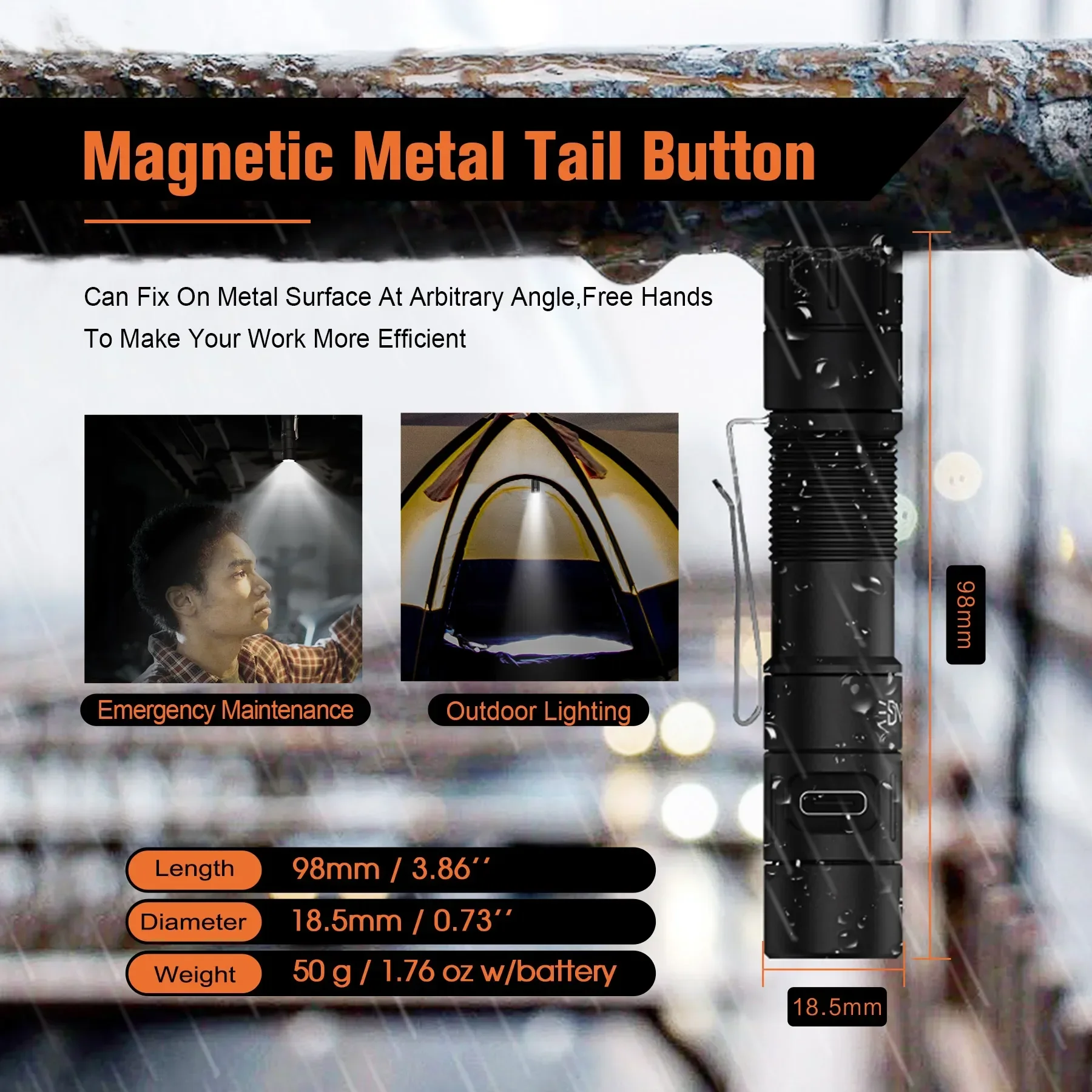 Рисунок 6 - Тактический фонарик путешественника S21 EDC