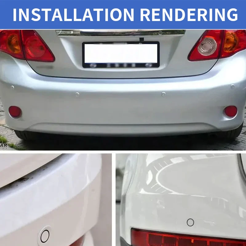 1 шт. 18 5 мм вспомогательный реверсивный радар датчики парковки черный серый