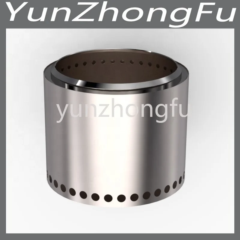 

Smokeless 304 Stainless Fire Pit SOLO Steel Stove with Grill