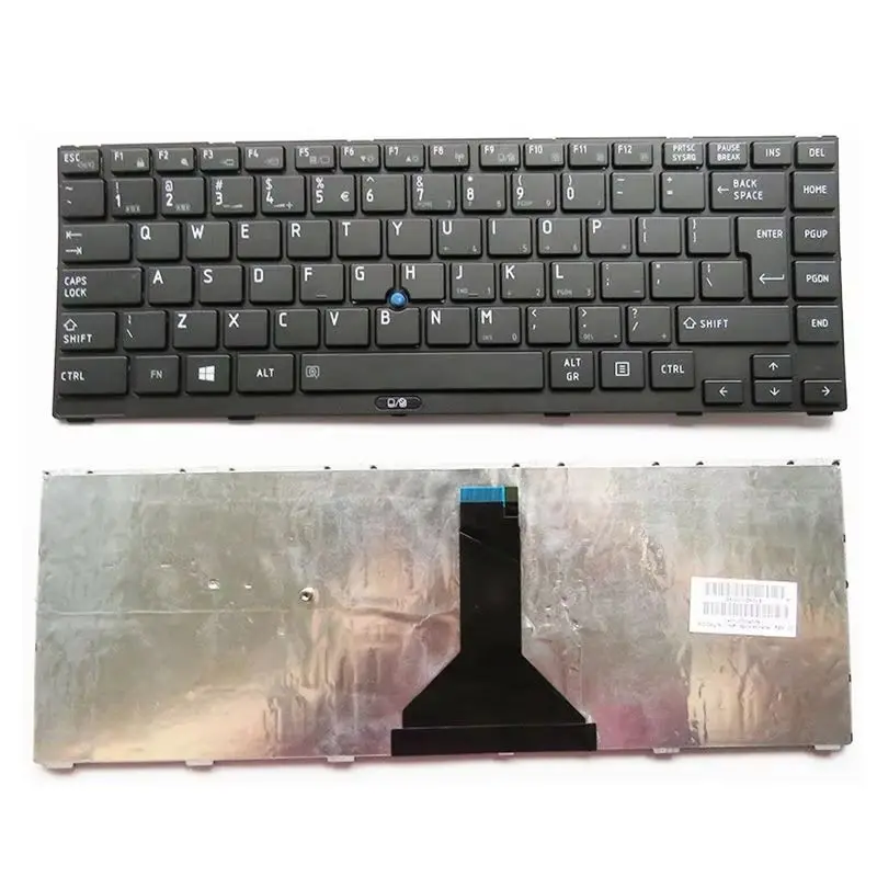 Фото НОВАЯ клавиатура для ноутбуков Toshiba R830 R800-K01B K02B K03B T02U T01B T03B R830-K01B K03B K05B K08B (UK-раскладка) №1