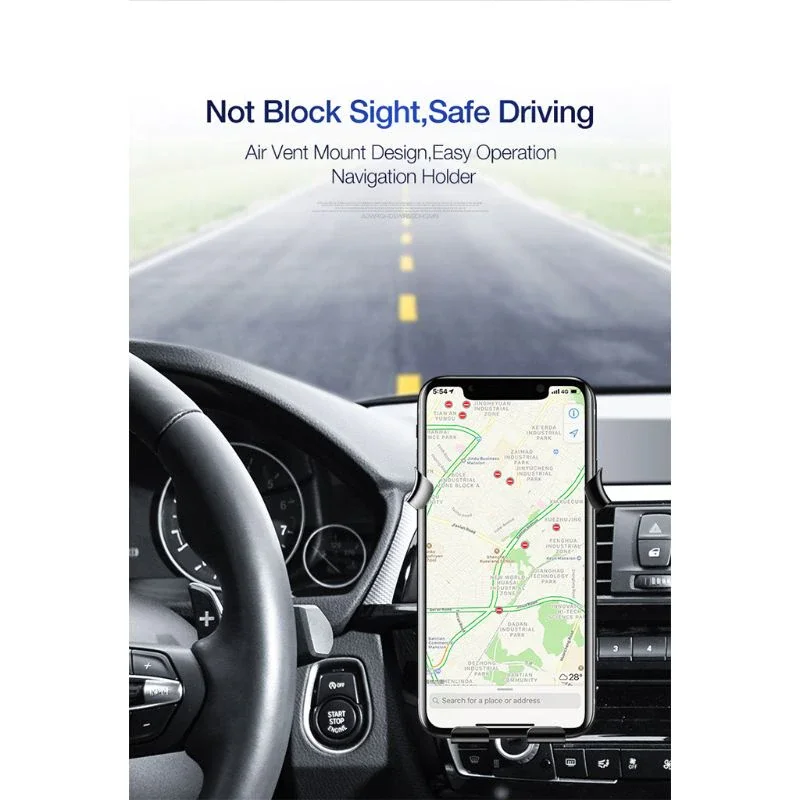 

Free Shipping Car Interior Accessories Bracket Smart Phone Gravity Holder Air Vent Clip Mount Stand Car Accessories