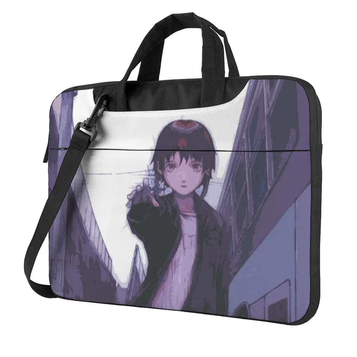 

Experiments Lain Laptop Bag Anime For Macbook Air Pro Acer Dell 13 14 15 15.6 Case Cute Waterproof Pouch