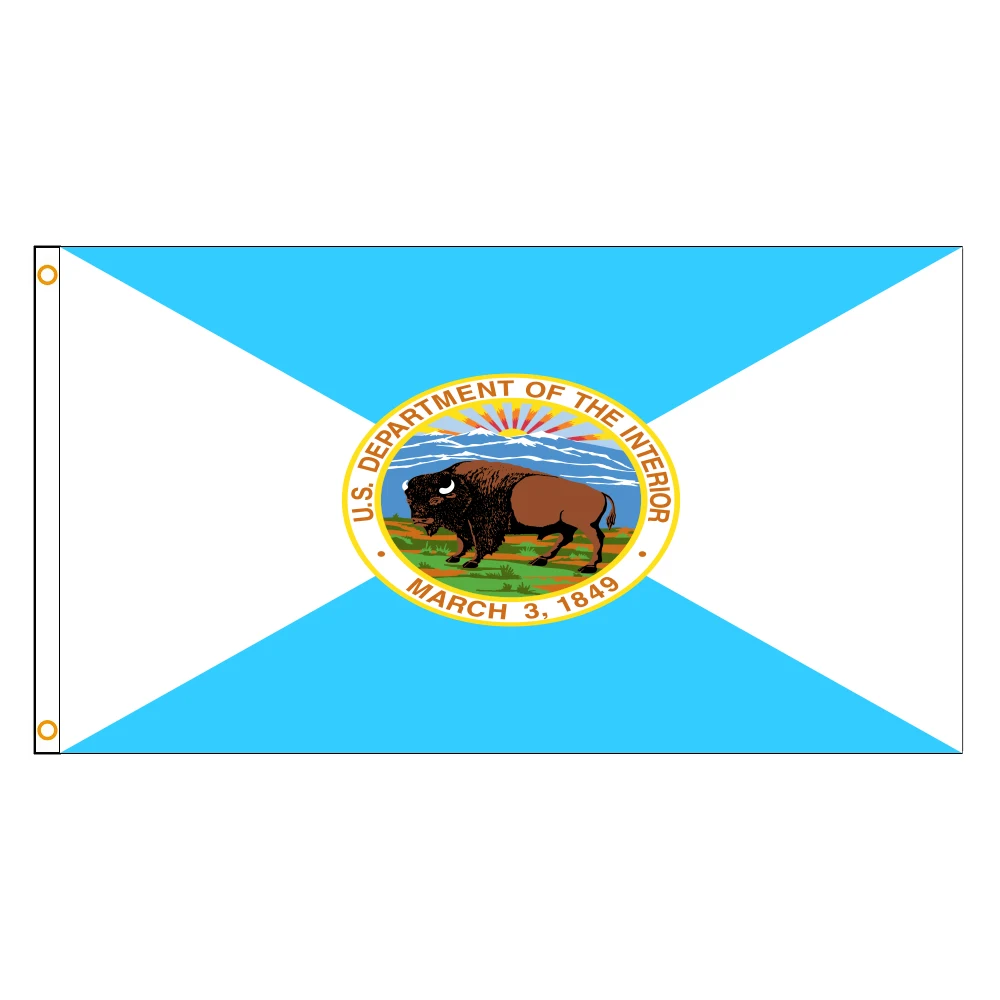 

Флаг США флаг Министерства внутренних дел, 3 Х5 футов, 90 х150 см