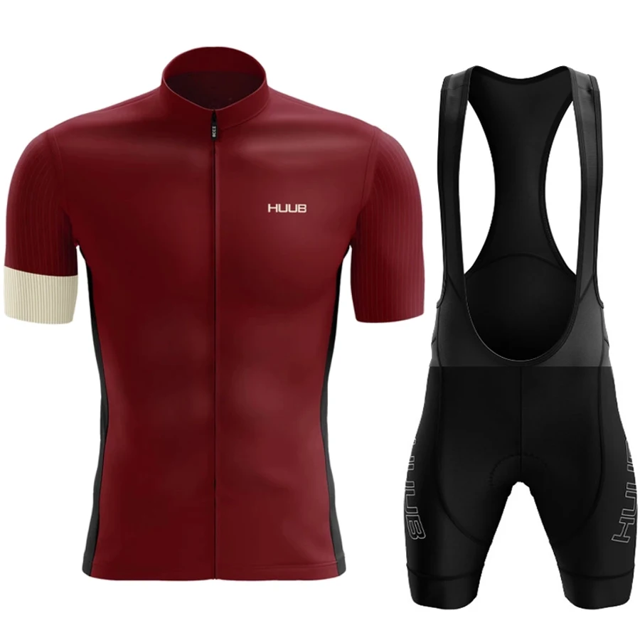 

2023 HUUB Cycling Jersey Set Summer Cycling Clothing MTB Bike Clothes Uniform Maillot Ropa Ciclismo Men's Cycling Bicycle Suit