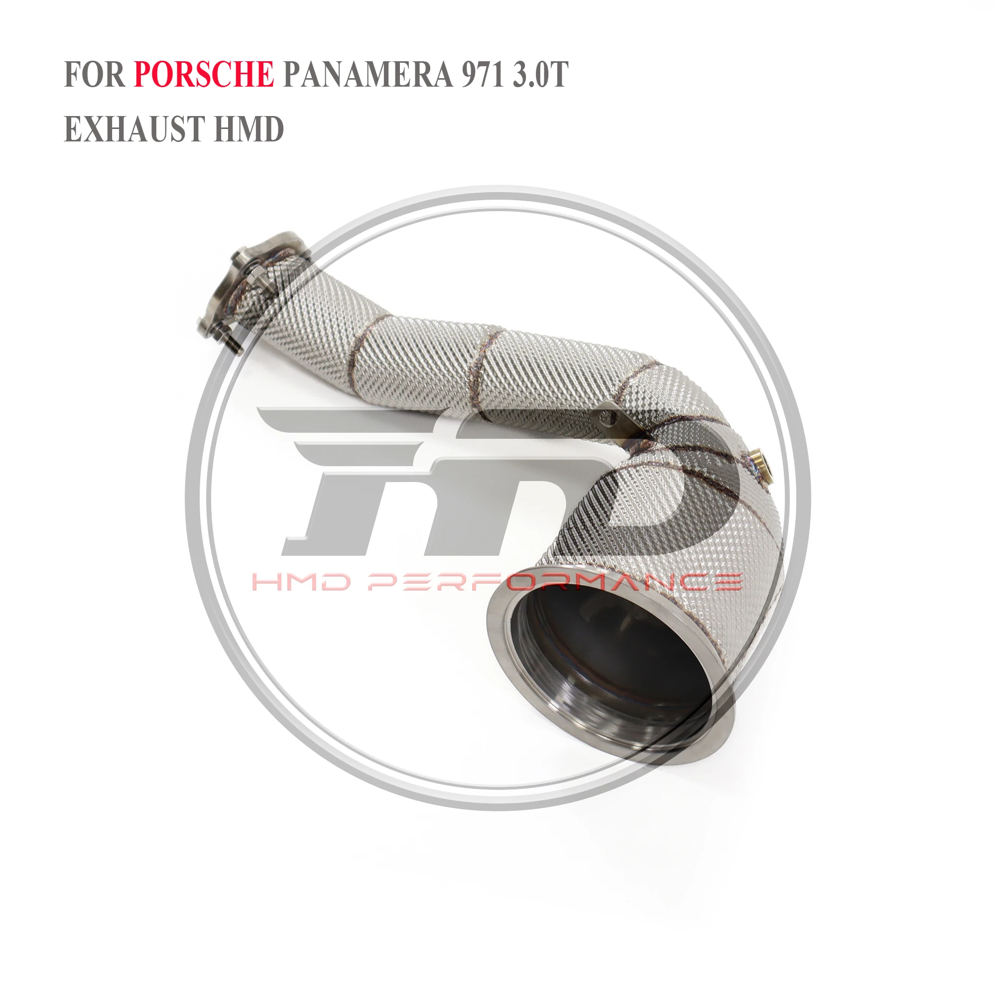 

HMD Exhaust System High Flow Performance Downpipe for Porsche Panamera 971 3.0T Car Accessories With Cat Pipe