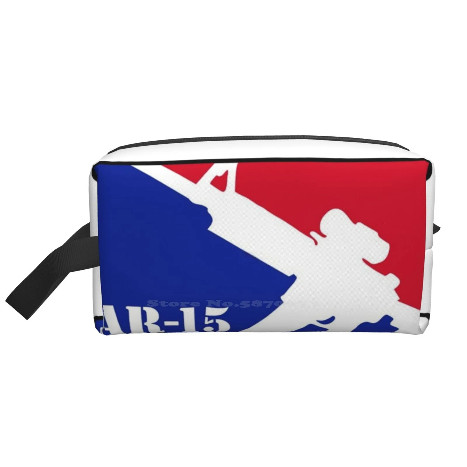 

Ar15 красная, белая и синяя косметичка для путешествий, большой размер Ar15, боеприпасы для оружия, армия, Морпехи, стрельба, Ar 15, Navy Air