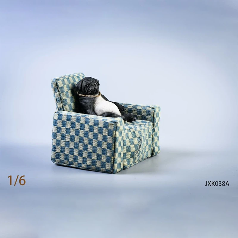Модель животного JXK 1:6 Pug2.0 Decadent модель мопса с диваном экшн-фигурка 12 дюймов
