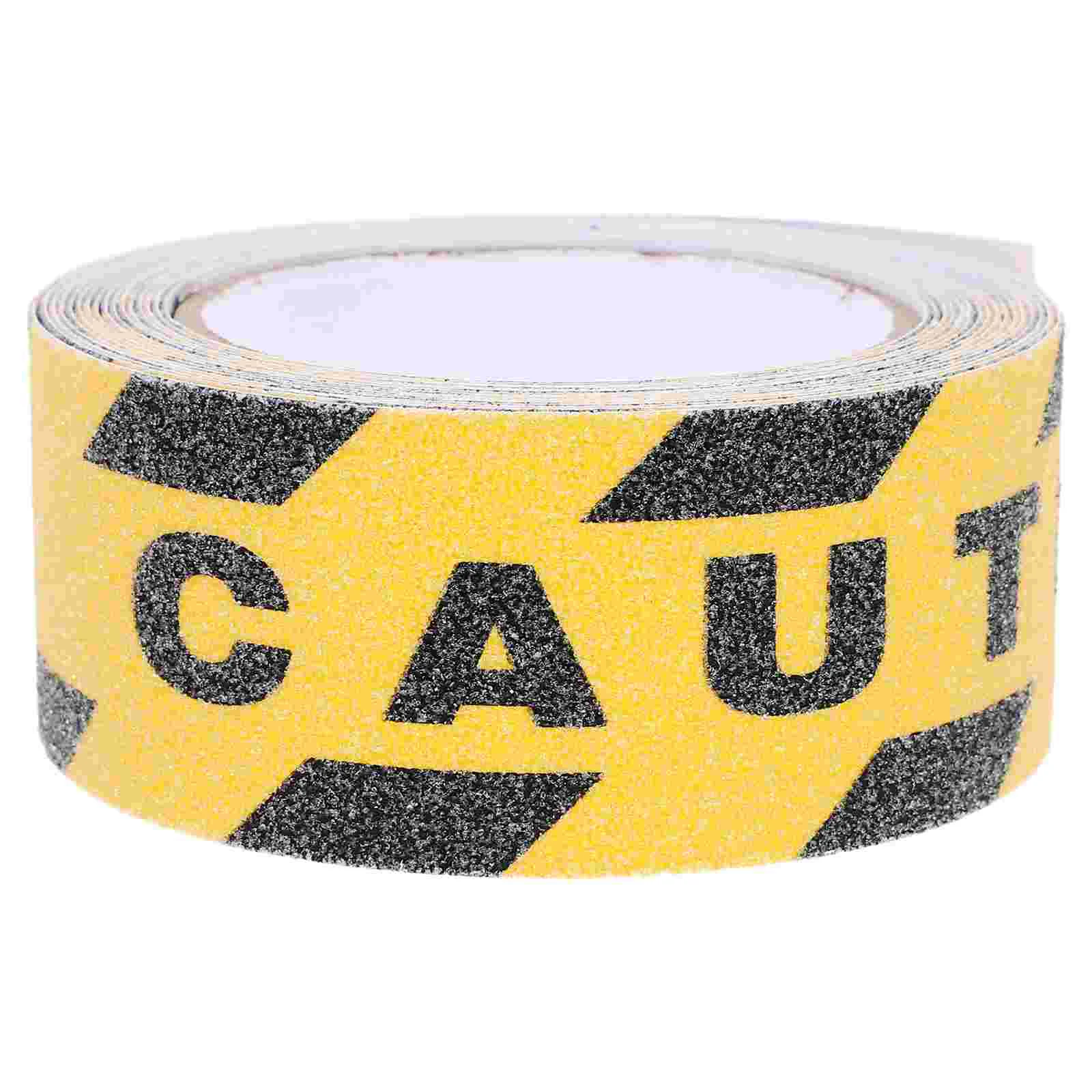 

Halloween Sticker Warning Sign English Caution Tapes Adhesive Letter DIY Anti-slip