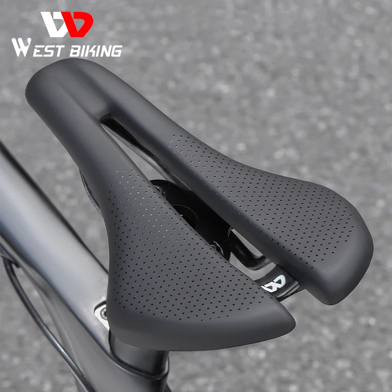 

WEST BIKING сверхлегкое скоростное седло из углеродного волокна, ажурное седло для дорожного велосипеда, короткое седло для гоночного велосипеда, аксессуары для триатлона
