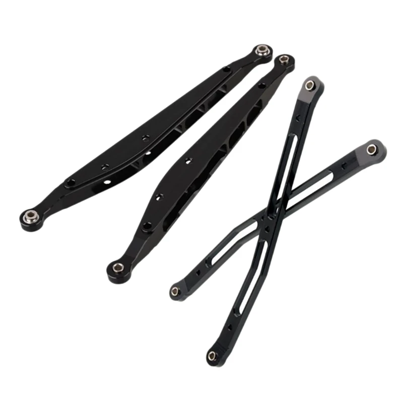 

4PCS For Axial Yeti 90026 Aluminum Alloy Rear Tail Keel Bracket Upper Rear Lower Keel Rear Pull-Down Rod Remote Refit