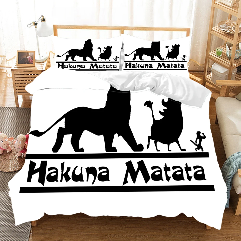 Набор постельного белья с пододеяльником Король Лев набор для взрослых и детей