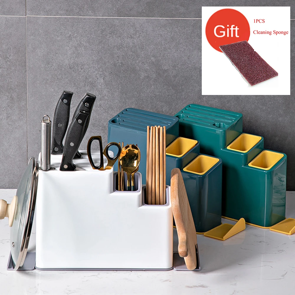 Подставка для ножей многофункциональный пластиковый держатель столовых