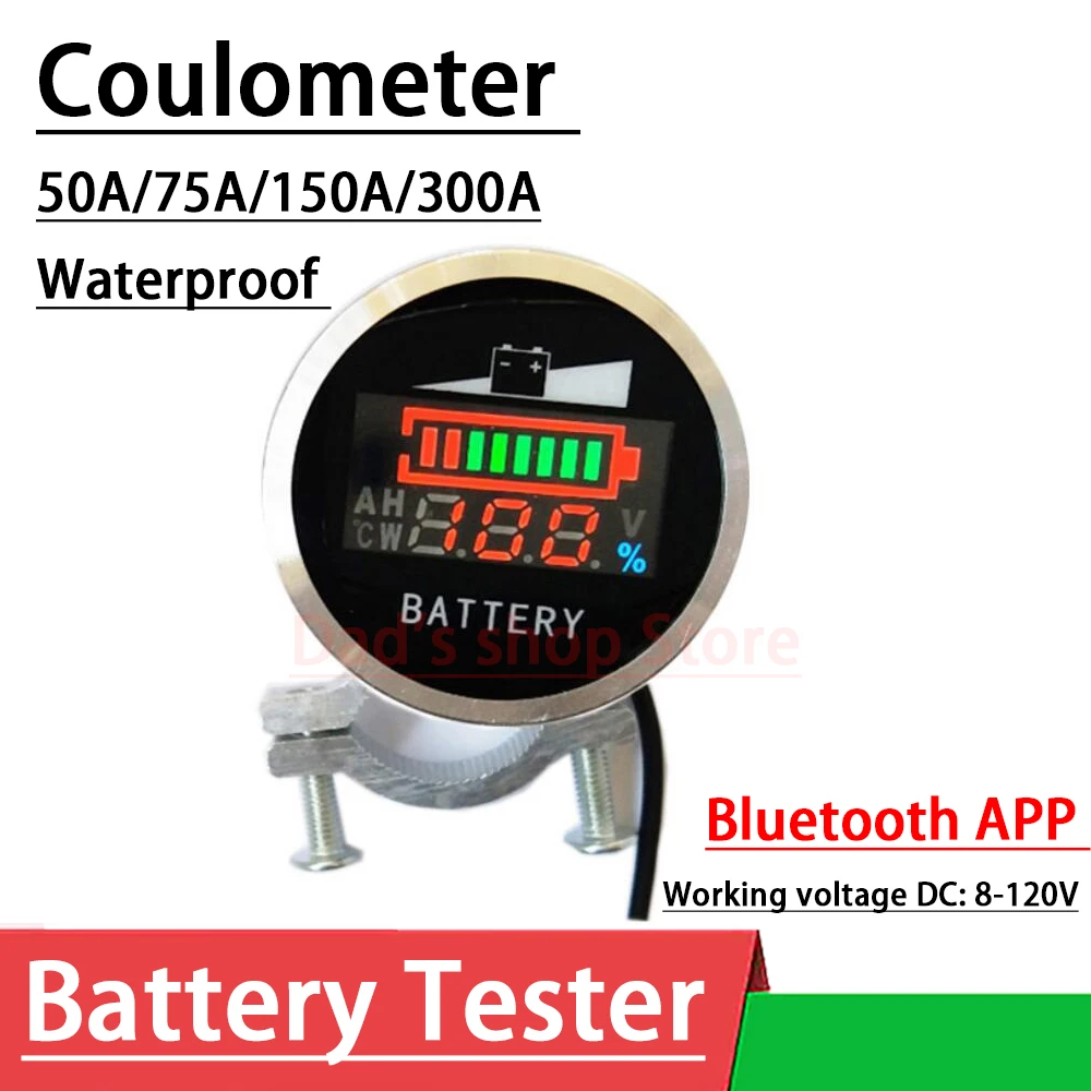 

Bluetooth-тестер емкости аккумулятора DYKB, 8-120 В постоянного тока, свинцово-кислотный, литий-ионный, литий-ионный, LiFePO4, 12 В, 24 В, 48 В, 60 В, 72 в