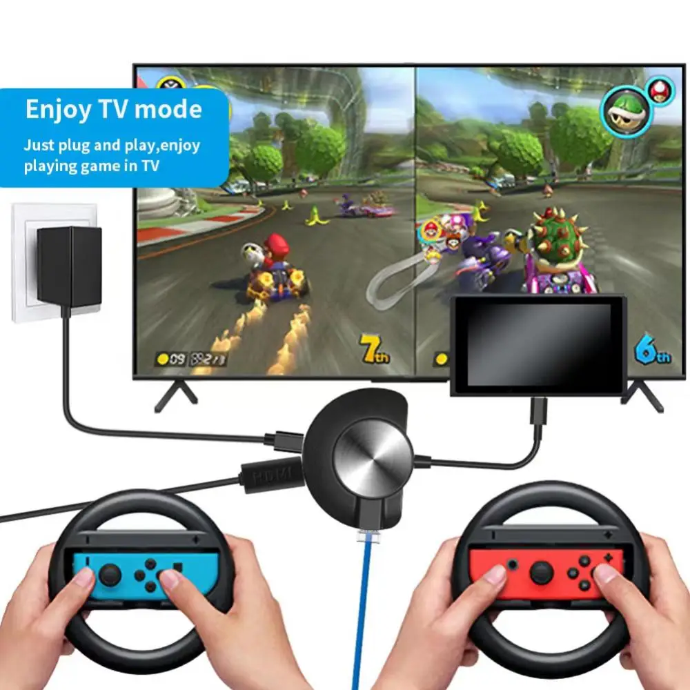 

Network Port Converter For Switch Oled Host Video Lightweight Abs Space Saving For Switch Video Tv Converter Universal 100mbps