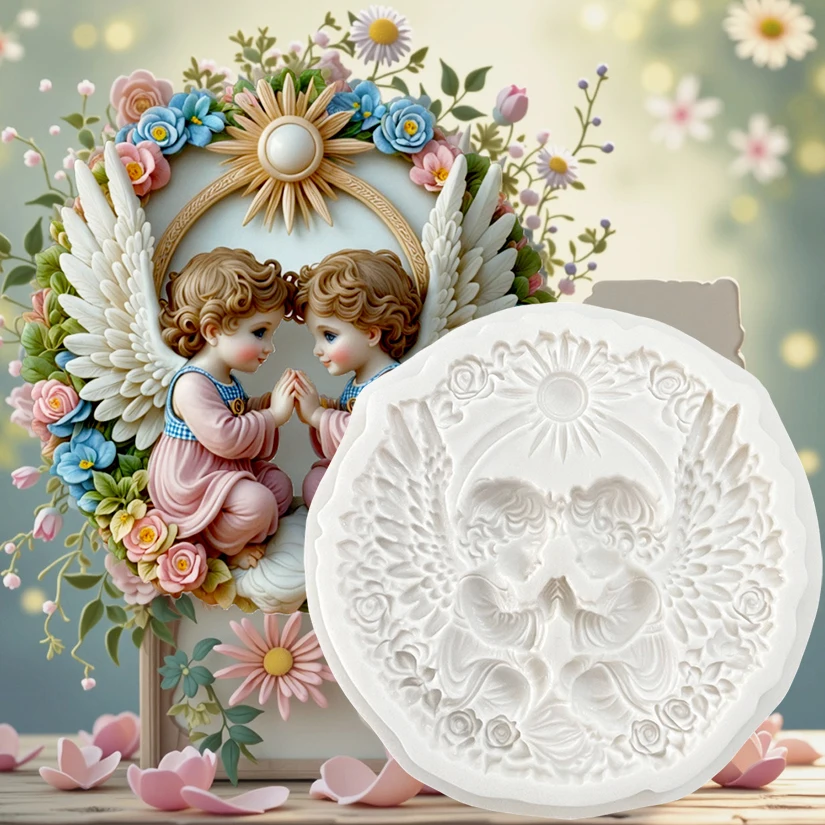 

Силиконовая форма для торта Fengying Роза Ангел