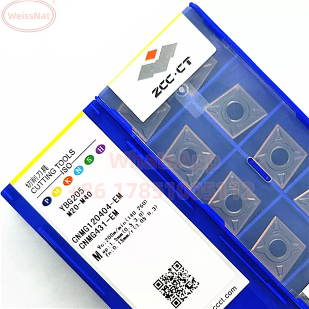 

ZCC.CT CNMG120404 CNMG120408 CNMG120412 CNMG160608 CNMG160612-EM YBG202 YBG205 YBM153 YBM253 Твердосплавные вставки CNMG