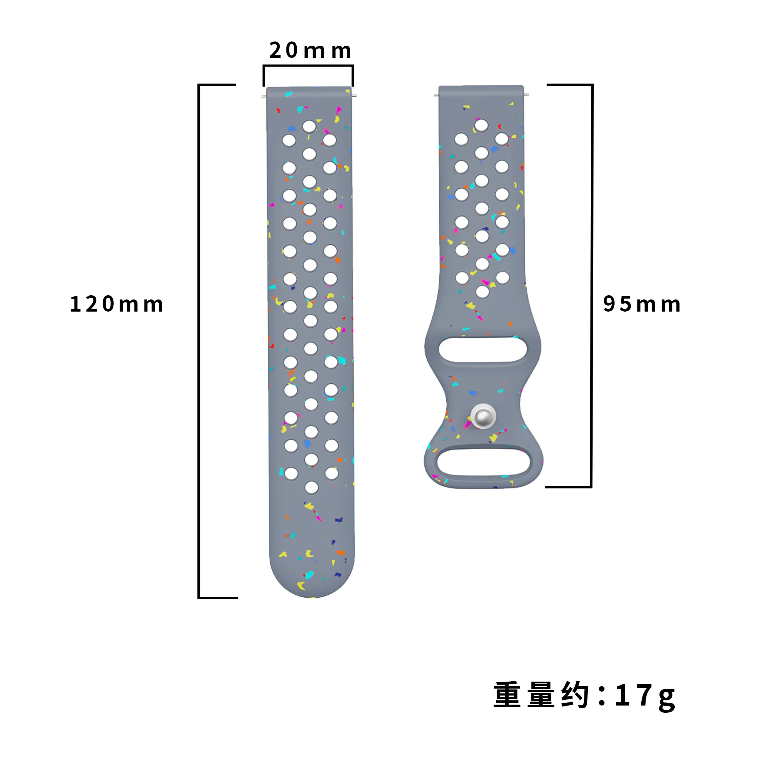 Фото Силиконовый ремешок 18 20 22 мм для Samsung Galaxy Watch7 6 5 4 44 40 мм 6Classic 43/47 мм GearS3 Браслет для Huawei 3 4Pro GT3/2e Band №3