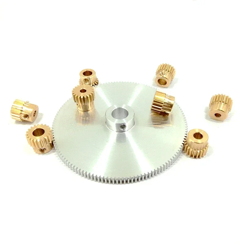 

Прецизионная шестерня из алюминиевого сплава 0,5 м, 15-130 зубов, модель «сделай сам», модель PTZ, инструментальная шестерня, цилиндрическая цилиндрическая цилиндрическая шестерня