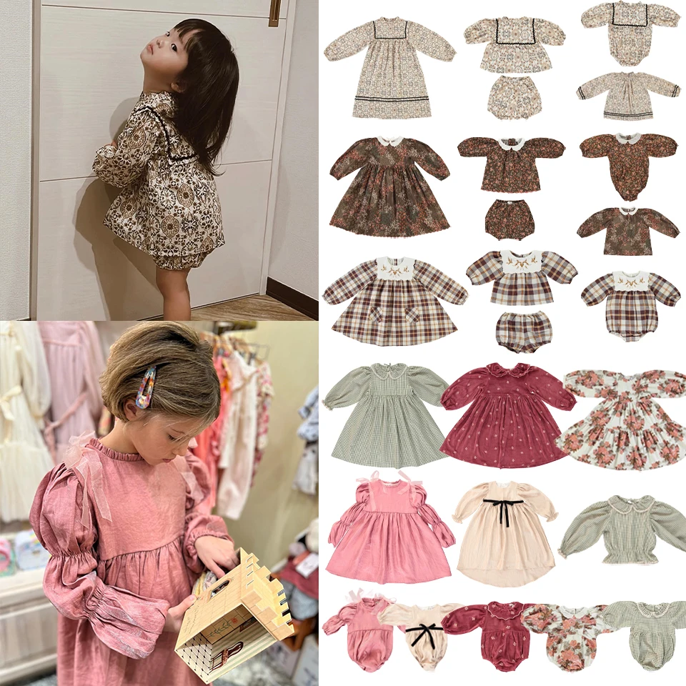 Детское бархатное платье принцессы брендовый комбинезон с длинным рукавом для