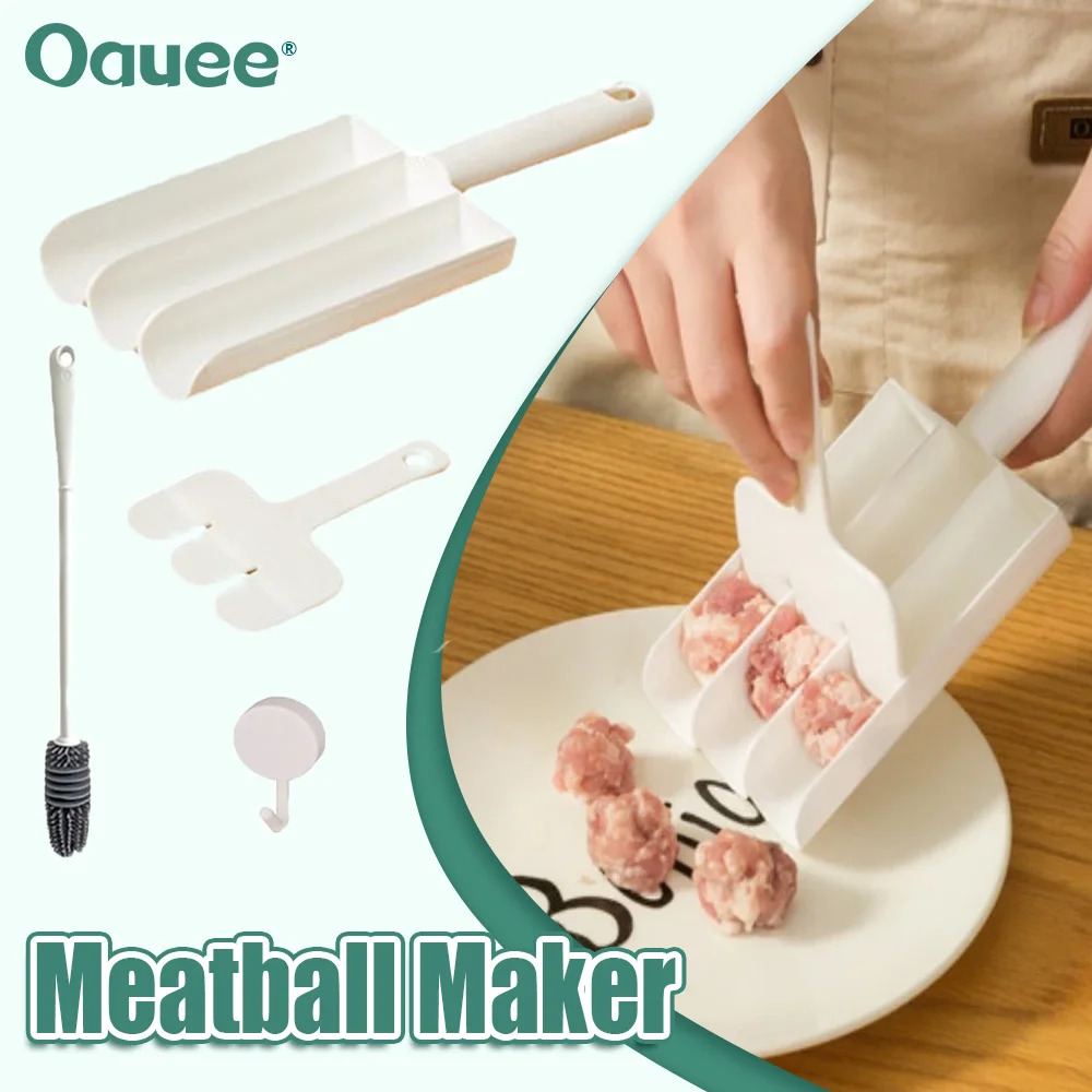 

Plastic Meatball Maker Set Kitchen Gadgets and accessories Fried Fish Beaf Meat Making Balls Mold Home Cooking Spoon Meat gadget