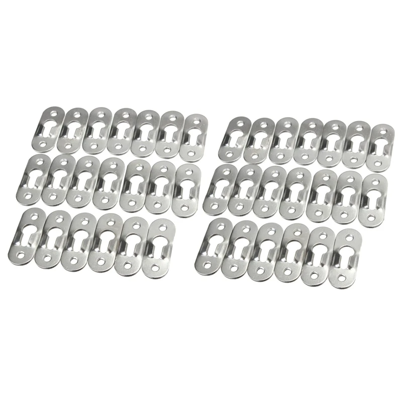 

40 Pcs 44Mm Metal Keyhole Hanger Fasteners Picture Photo Painting Fasteners