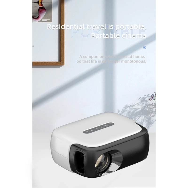 

Мини-проектор 860 Портативный USB HD 1080P светодиодный проектор домашний медиаплеер видеоплеер кинопроектор