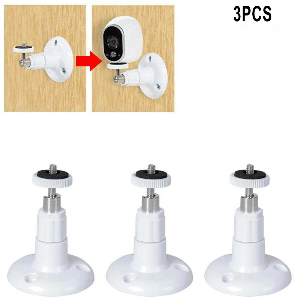 

Wall Mount For Ring Indoor Cam & Stick Up 360° Adjustable Bracket Camera Outdoor Sturdy Aluminum And ABS Plastic Brackets Holder