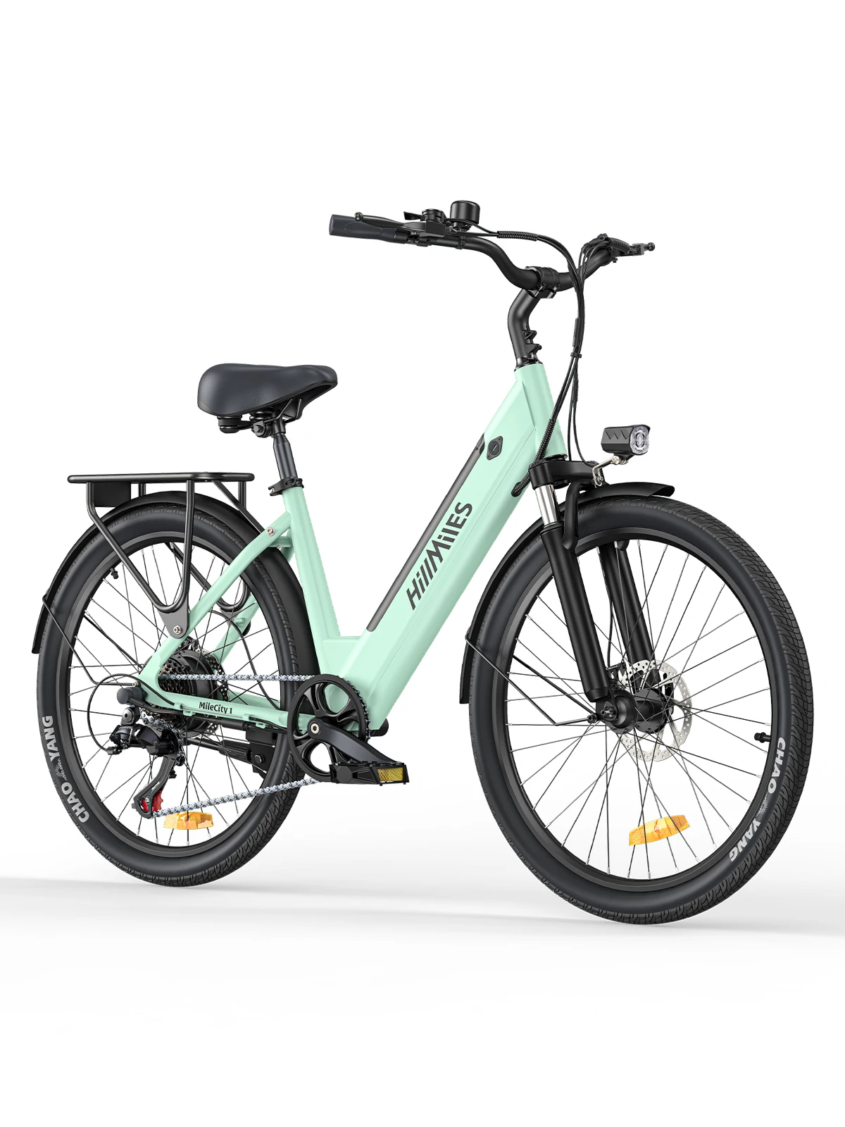 MileCity 1 26 "E-Bike for Urban Commute, 120km Range, 250W Motor, 36V 13Ah Battery, Max Speed 25 km/h, 7 Gears, Disc Brakes