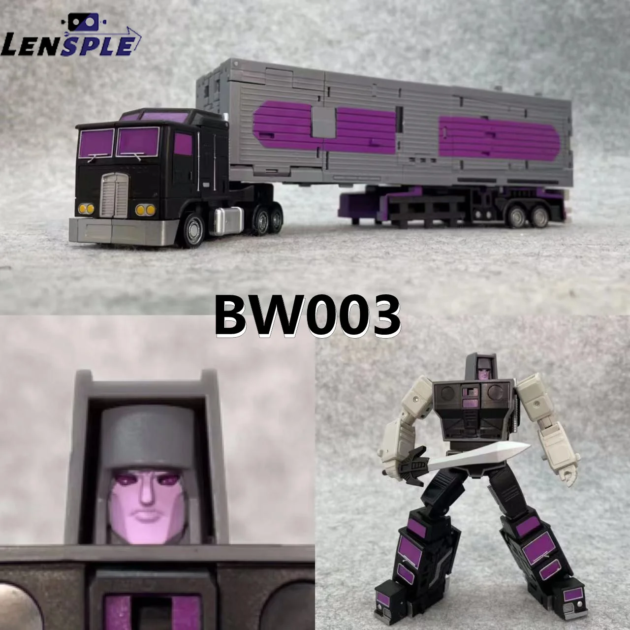 

In New Stock Transformation BW-003 BW003 Motormaster Menasor Combination 5 IN 1 Bonus Sticker Action Figure With Box
