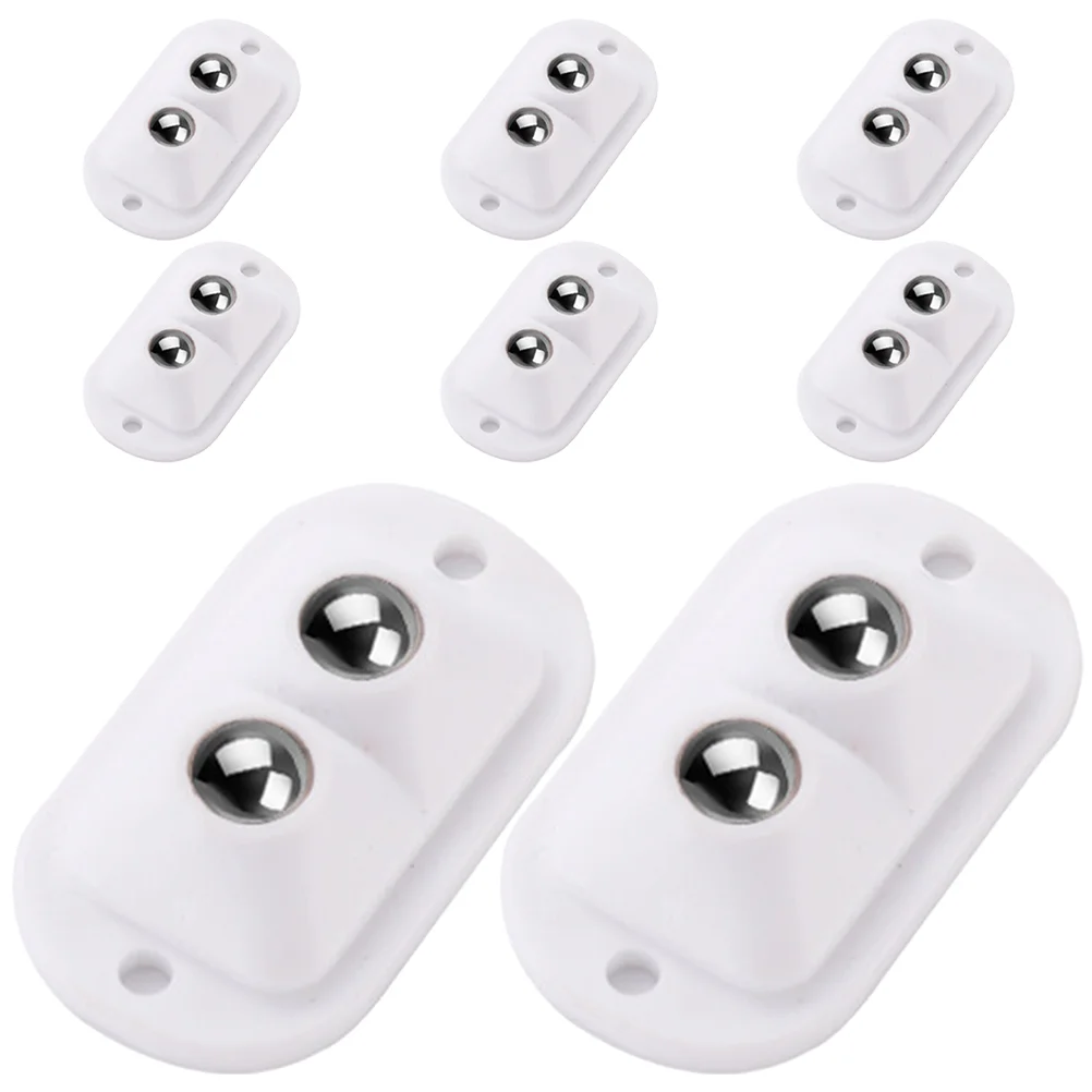

Wheels Adhesive Mini Self Caster Furniture Swivel Degree Rotation Sticky Pulley Black White
