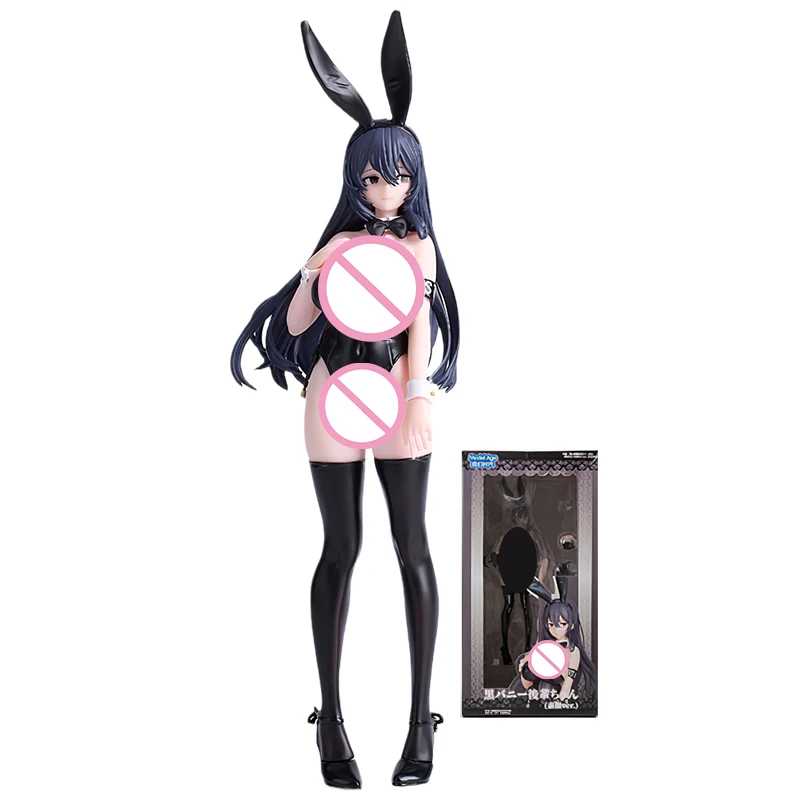 

26cm Anime Kuro Bunny Kouhai-chan Mask Ver. 1/7 Action Figure Sexy Naked Girl R18 Adult Collection Model Dolls Hentai Onani Toys