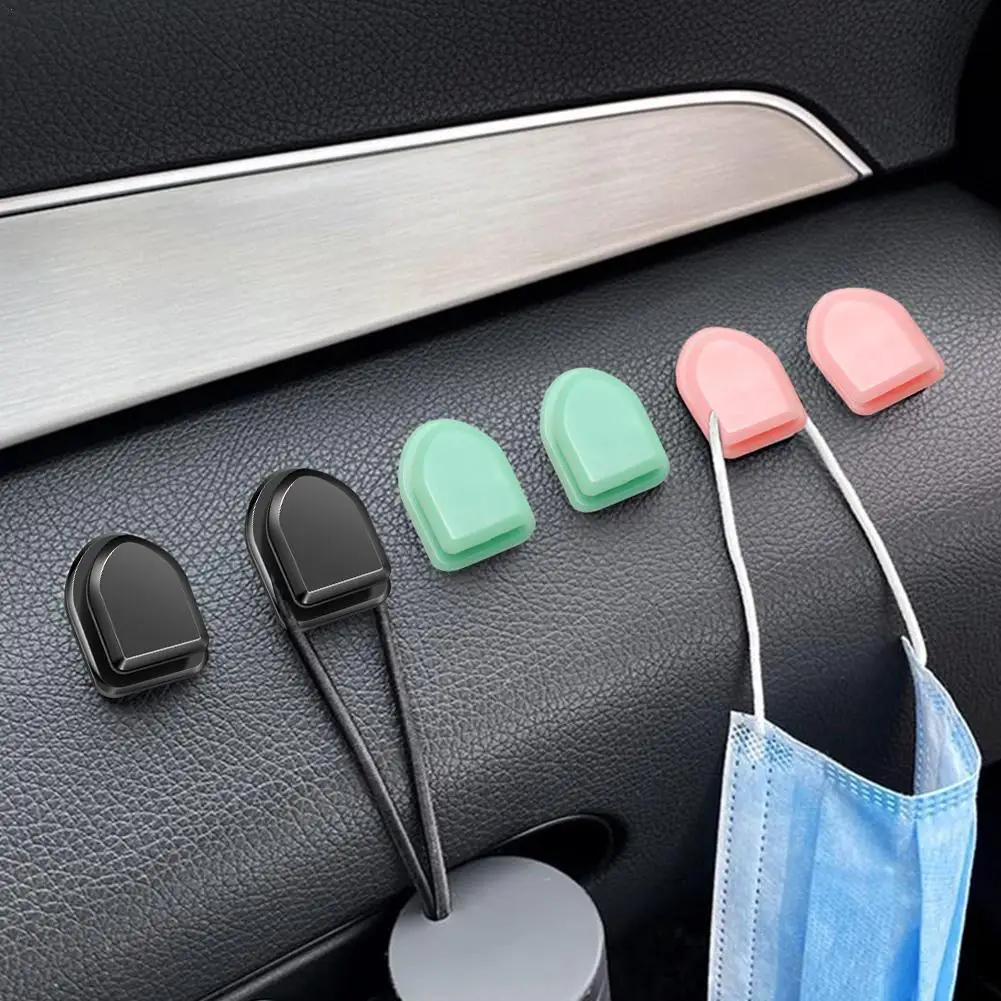 

Car Hook USB Data Cable Key Mask Storage Hook Sticker Interior Accessories for Volkswagen VW CC T-ROC Golf 4 5 6 7 Sharan Passat