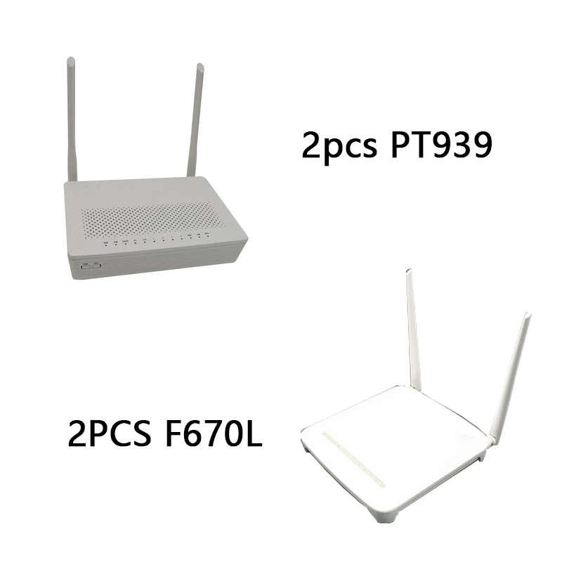 

5G XPON ONT F670L+PT939 Dual Band AC ONU WIFI ONT PPPOE FTTH Modem Fiber Optic Without Power Supply Second Hand