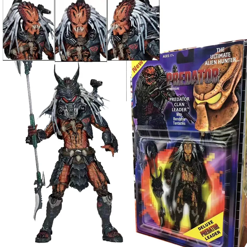 

Original NECA Elder Predator Clan Leader Warrior Chief Alien Action Figure Anime Collectable Model Toy Doll Gifts