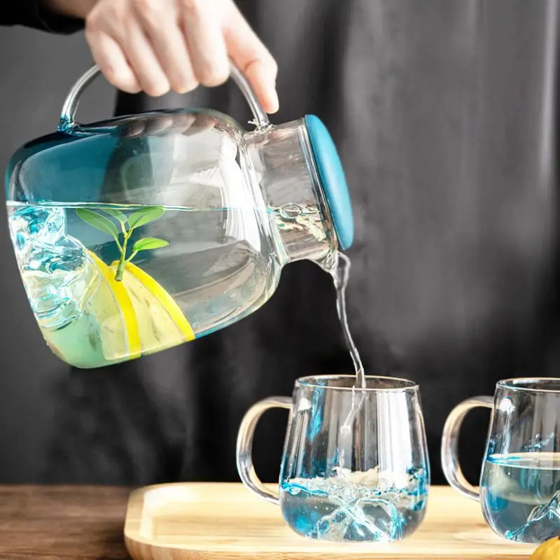 

Household kettle home cold water large capacity Nordic thickened glass